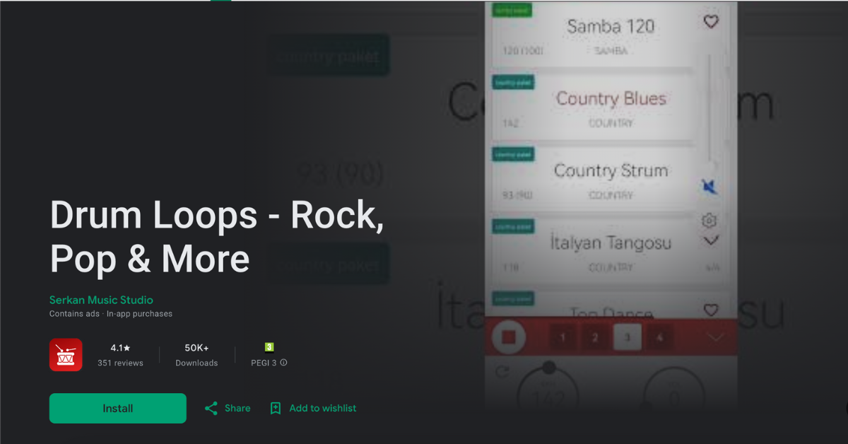 Best Drum Loop Application on the Application Markets